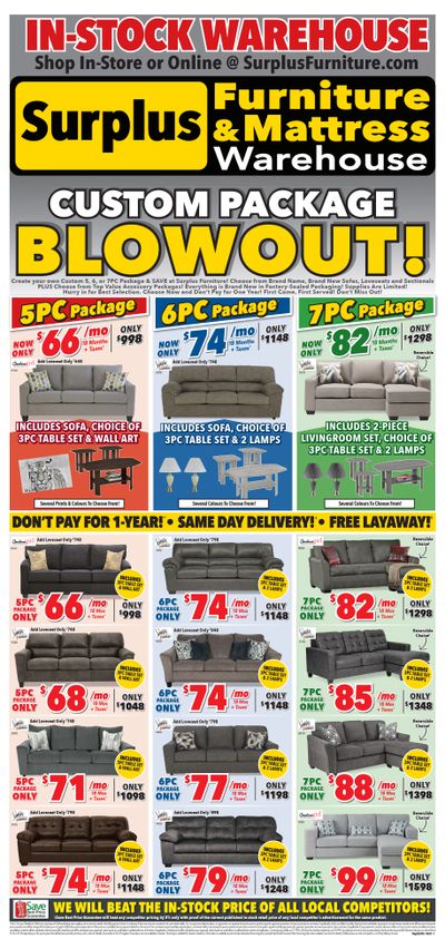 Surplus Furniture & Mattress Warehouse (Prince Albert) Flyer May 29 to June 11