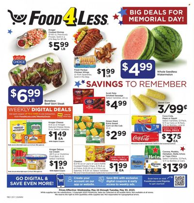 Food 4 Less (IL) Weekly Ad Flyer Specials May 24 to May 30, 2023