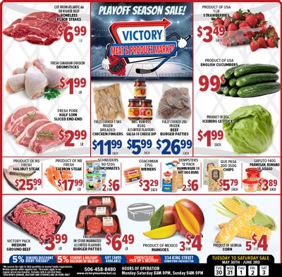 Victory Meat Market Flyer May 30 to June 3