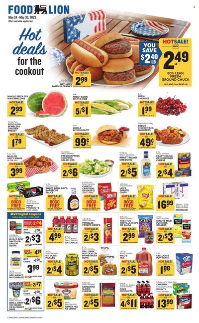 Food Lion (NC) Weekly Ad Flyer Specials May 24 to May 30, 2023