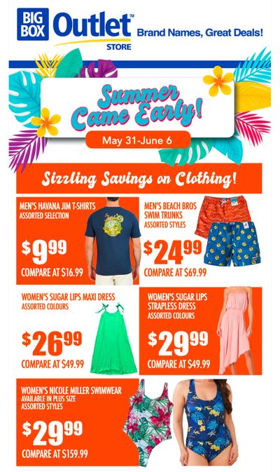 Big Box Outlet Store Flyer May 31 to June 6