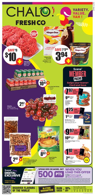 Chalo! FreshCo (West) Flyer June 1 to 7