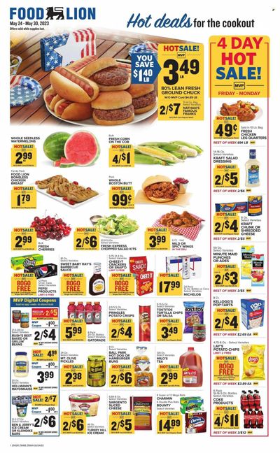 Food Lion (NC) Weekly Ad Flyer Specials May 24 to May 30, 2023