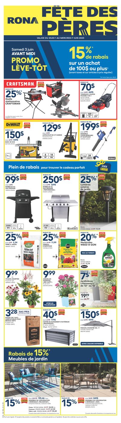 Rona (QC) Flyer June 1 to 7