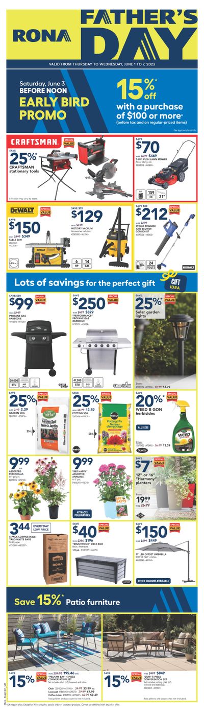 Rona (Atlantic) Flyer June 1 to 7