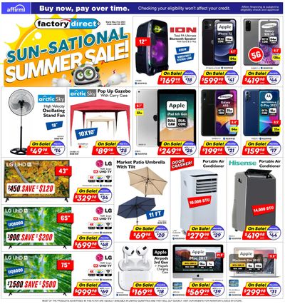 Factory Direct Flyer May 31 to June 6