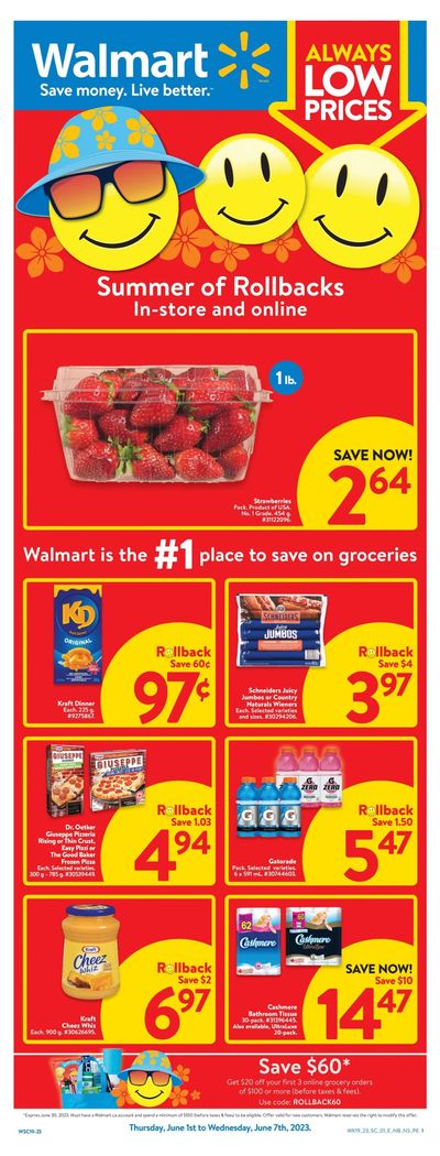 Walmart (Atlantic) Flyer June 1 to 7