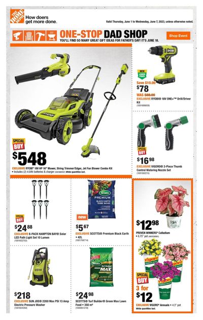 Home Depot (ON) Flyer June 1 to 7