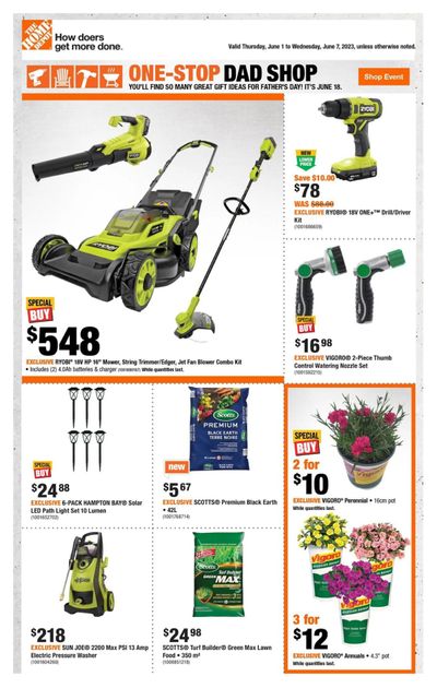 Home Depot (BC) Flyer June 1 to 7
