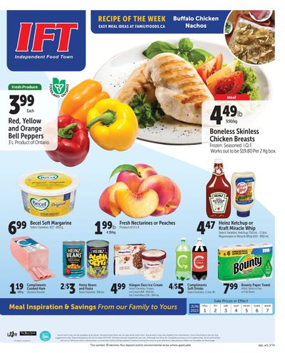 IFT Independent Food Town Flyer June 1 to 7