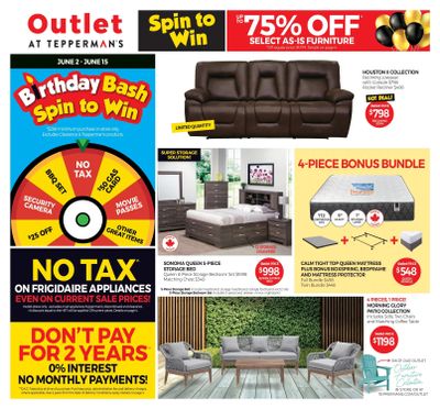 Outlet By Tepperman's Flyer June 2 to 8