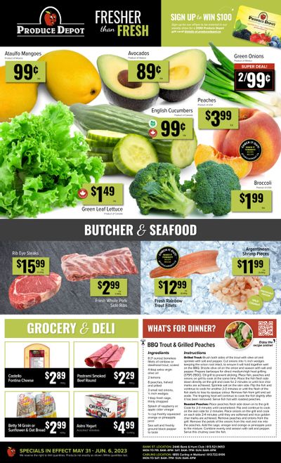 Produce Depot Flyer May 31 to June 6