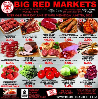 Big Red Markets Flyer June 1 to 7