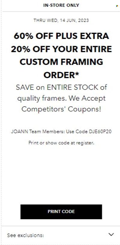 JOANN Weekly Ad Flyer Specials May 25 to June 14, 2023