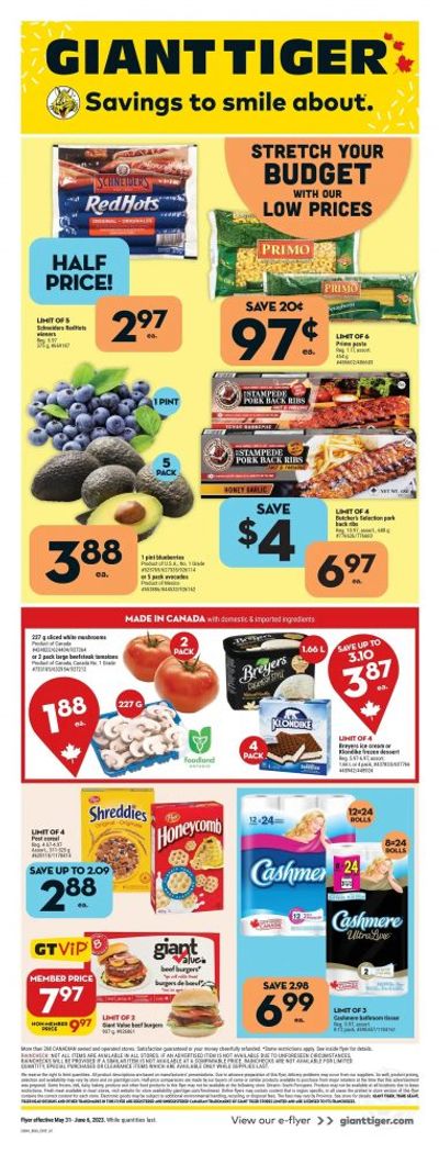 Giant Tiger Canada Flyer Deals May 31st – June 6th