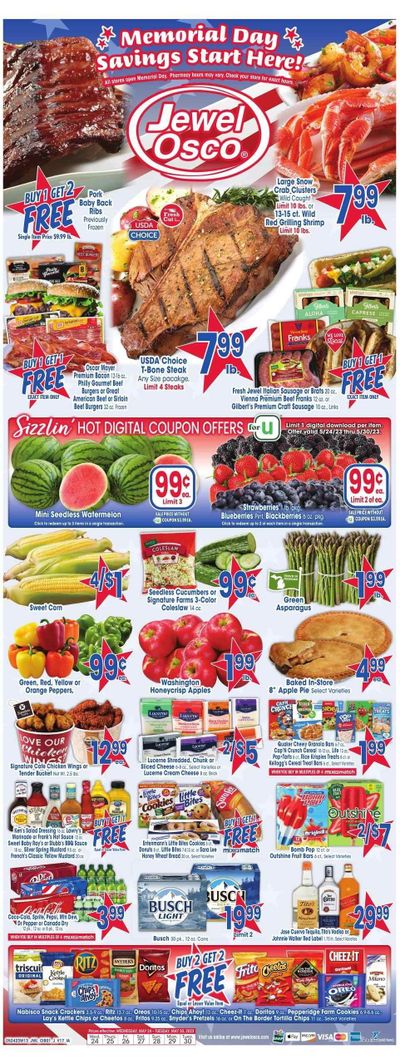 Jewel Osco (IA) Weekly Ad Flyer Specials May 24 to May 30, 2023