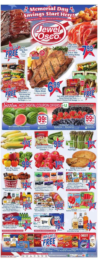 Jewel Osco (IL) Weekly Ad Flyer Specials May 24 to May 30, 2023