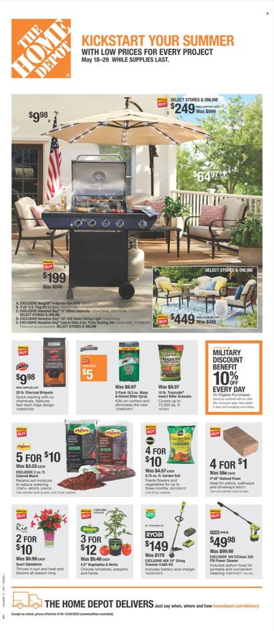 The Home Depot Weekly Ad Flyer Specials May 18 to May 29, 2023