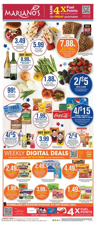 Mariano’s (IL) Weekly Ad Flyer Specials May 24 to May 30, 2023