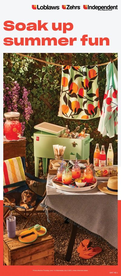 Loblaws (ON) Soak Up Summer Fun Flyer June 1 to July 5 Loblaws (ON) Soak Up Summer Fun Flyer June 1 to July 5