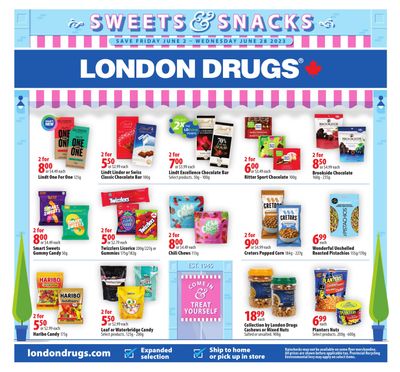 London Drugs Sweets and Snacks Flyer June 2 to 28