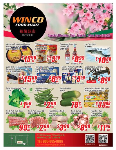 WinCo Food Mart (HWY 7) Flyer June 1 to 7