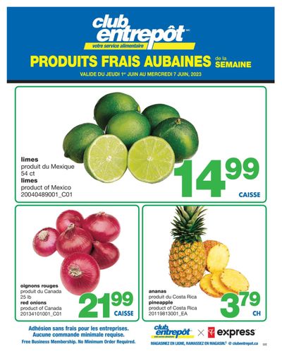 Wholesale Club (QC) Fresh Deals of the Week Flyer June 1 to 7