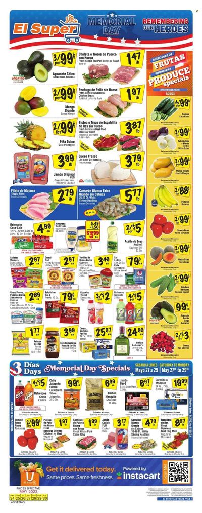 El Super (NV) Weekly Ad Flyer Specials May 24 to May 30, 2023