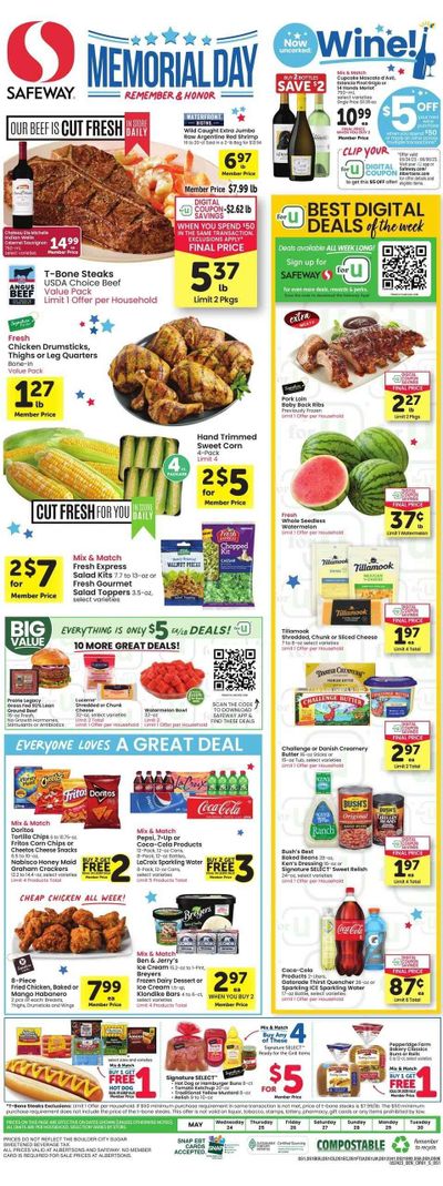 Safeway (CO) Weekly Ad Flyer Specials May 24 to May 30, 2023
