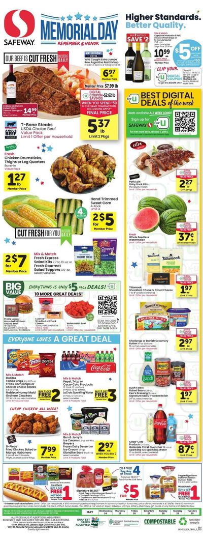 Safeway (CO) Weekly Ad Flyer Specials May 24 to May 30, 2023