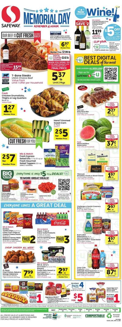 Safeway (CO) Weekly Ad Flyer Specials May 24 to May 30, 2023