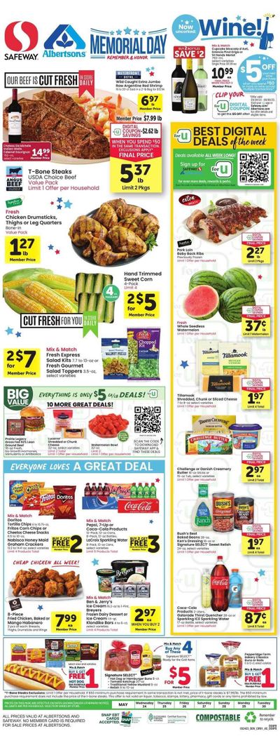 Safeway (CO) Weekly Ad Flyer Specials May 24 to May 30, 2023
