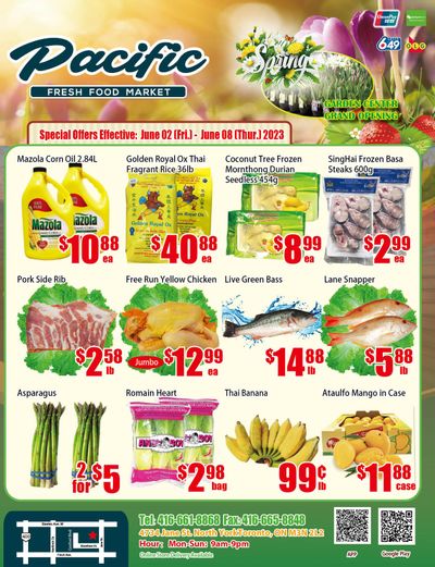 Pacific Fresh Food Market (North York) Flyer June 2 to 8