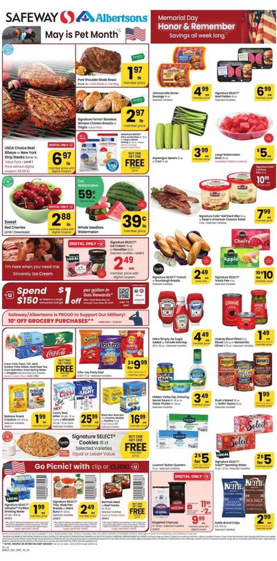 Safeway (ID) Weekly Ad Flyer Specials May 24 to May 30, 2023