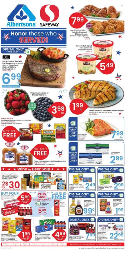 Safeway (MT) Weekly Ad Flyer Specials May 24 to May 30, 2023