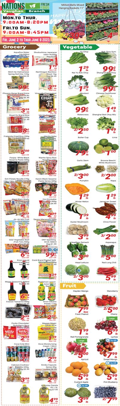 Nations Fresh Foods (Vaughan) Flyer June 2 to 8