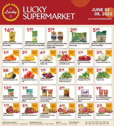 Lucky Supermarket (Calgary) Flyer June 2 to 8