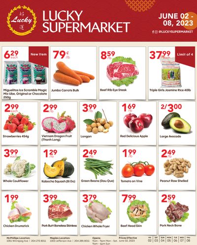 Lucky Supermarket (Winnipeg) Flyer June 2 to 8