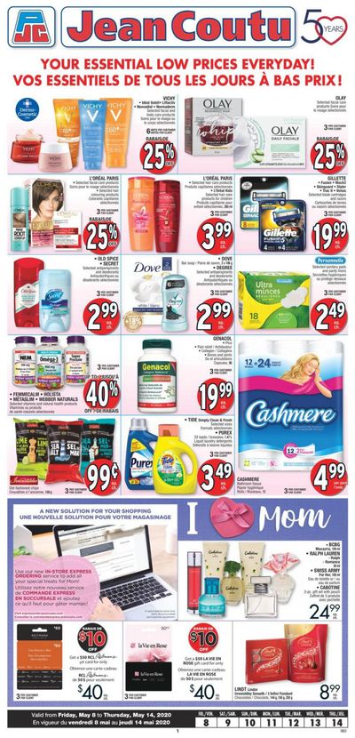 Jean Coutu (NB) Flyer May 8 to 14