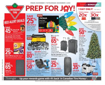 Canadian Tire (ON) Flyer November 1 to 7