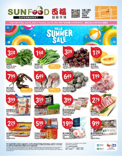 Sunfood Supermarket Flyer June 2 to 8