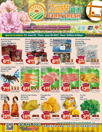 Farm Fresh Supermarket Flyer June 2 to 8