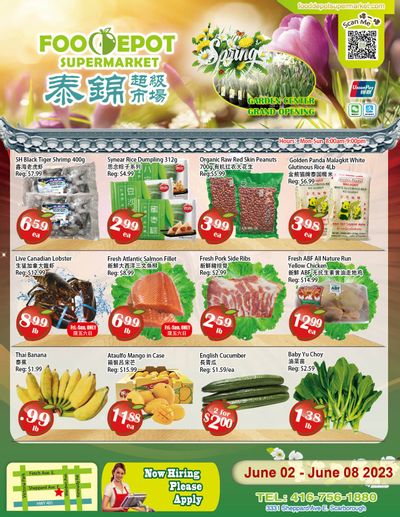 Food Depot Supermarket Flyer June 2 to 8