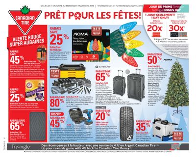 Canadian Tire (QC) Flyer October 31 to November 6