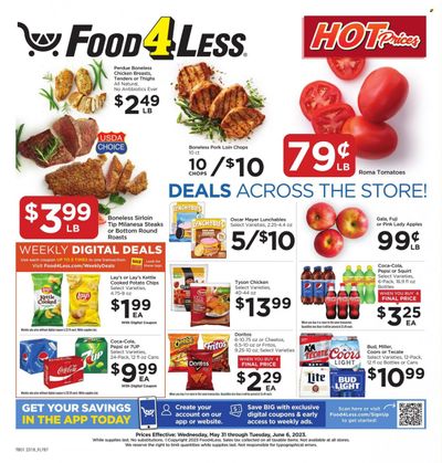 Food 4 Less (IN) Weekly Ad Flyer Specials May 31 to June 6, 2023
