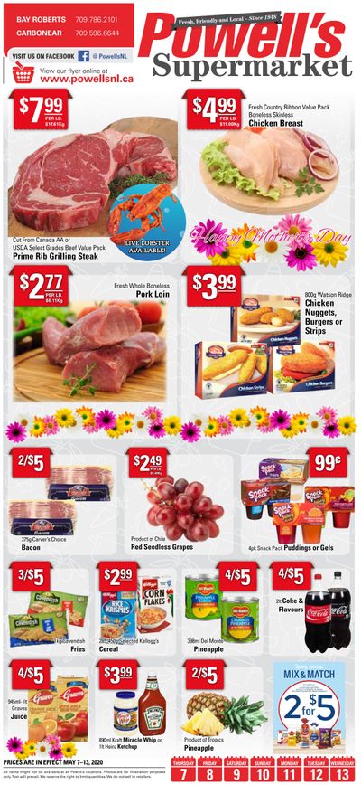 Powell's Supermarket Flyer May 7 to 13