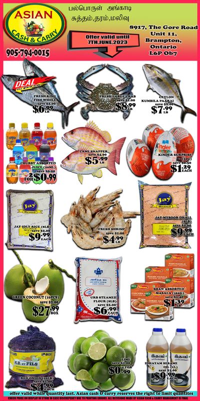 Asian Cash & Carry Flyer June 2 to 8