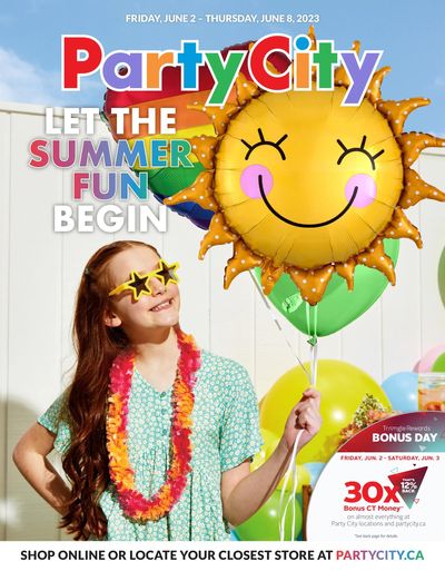 Party City Flyer June 2 to 8