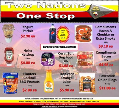 Two Nations One Stop Flyer June 2 to 8