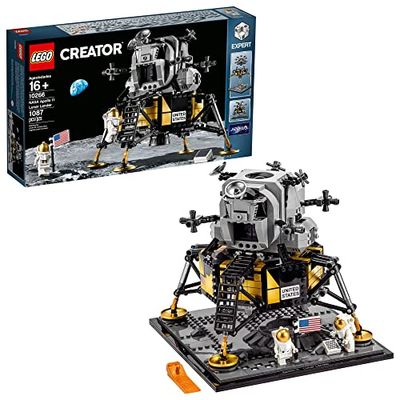 LEGO Creator Expert NASA Apollo 11 Lunar Lander 10266 Model Building Kit with Astronaut Minifigures, Collectible Home Décor Idea $99.99 (Reg $139.99)